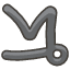 Capricorn A Emoji from Kawaii Emoji Set