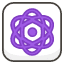 Atom Symbol B Emoji from Kawaii Emoji Set