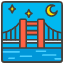 Bridge At Night B Emoji from Kawaii Emoji Set