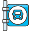 Bus Stop B Emoji from Kawaii Emoji Set