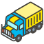 Articulated Lorry A Emoji from Kawaii Emoji Set