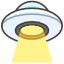Flying Saucer C Element from Kawaii Emoji Set