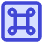 Command Square Icon from Core Duo Set