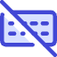 Keyboard Off Icon from Core Duo Set