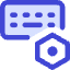 Keyboard Option Setting Bolt Nut Icon from Core Duo Set