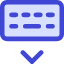 Keyboard Virtual Icon from Core Duo Set