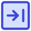 Next Square Icon from Core Duo Set