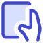 One Handed Holding Tablet Handheld Icon from Core Duo Set