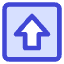 Shift Square Icon from Core Duo Set
