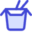 Food Takeaway Packaging Icon from Core Duo Set