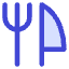 Fork Knife Icon from Core Duo Set