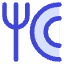 Fork Plate Icon from Core Duo Set
