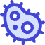 Bacteria Virus Cells Biology Icon from Core Duo Set