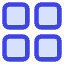 Layout Grid Icon from Core Duo Set