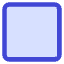 Layout Square Icon from Core Duo Set
