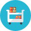 Book Cart Icon from Kameleon Colors Set