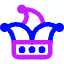 Jester Joker Hat Icon from Core Neon Set