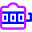 Slotmachine Icon from Core Neon Set