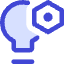 Lighting Setting Bolt Nut Icon from Core Duo Set