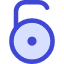 Padlock Circle 2 Icon from Core Duo Set