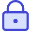 Padlock Square 1 Icon from Core Duo Set