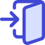Door Open House Enter Login Icon from Core Duo Set