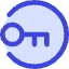 Key Password Access Icon from Core Duo Set