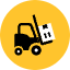 Forklift Icon from Kameleon Pop Set
