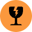Glass Fragile Icon from Kameleon Pop Set