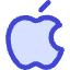 Apple Logo Icon from Core Duo Set