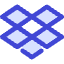 Dropbox Logo Icon from Core Duo Set