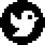 Logo Social Media Twitter Circle Icon from Pixel - Free Set