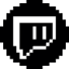 Logo Twitch 1 Icon from Pixel - Free Set