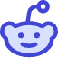 Reddit Logo Icon from Core Duo Set