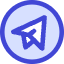 Telegram Logo Icon from Core Duo Set