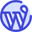 Wordpress Logo Icon from Core Duo Set