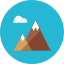 Mountain Icon from Kameleon Colors - Free Set