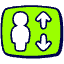 Elevator Lift Icon from Stickies Duo - Free Set