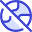Globe Explore Off Disable Icon from Core Duo Set