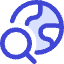 Globe Explore Travel Find Location Icon from Core Duo Set