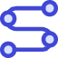 Journey Route Icon from Core Duo Set