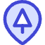 Location Pin Park Icon from Core Duo Set