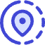 Location Pin Share Live Icon from Core Duo Set