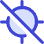 Location Target Off Icon from Core Duo Set