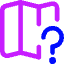 Map Quest Icon from Core Neon Set