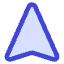 Navigation Arrow North Icon from Core Duo Set