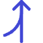 Navigation Arrow Ramp Right Icon from Core Duo Set