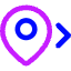 Next Location Icon from Core Neon Set