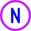 North Icon from Core Neon Set