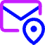 Postcode Pin Icon from Core Neon Set